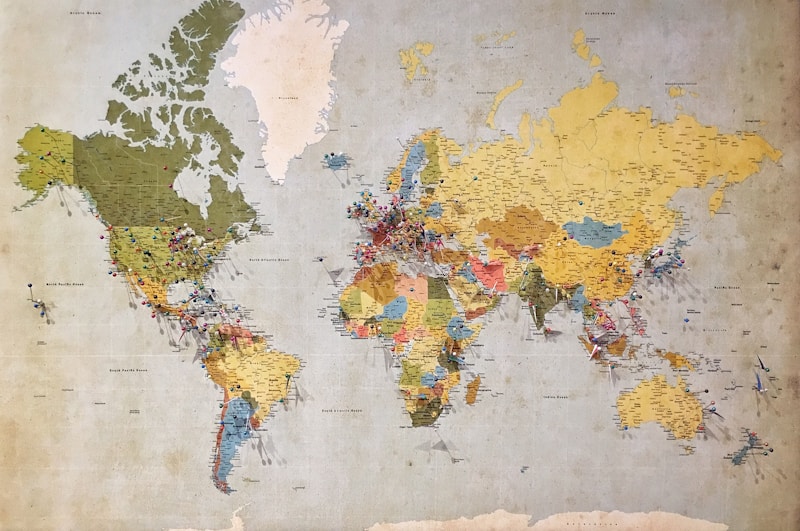 Mapa global logística